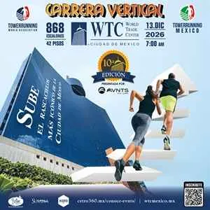 Convocatoria de 10ma Carrera Vertical WTC Ciudad de México 2026