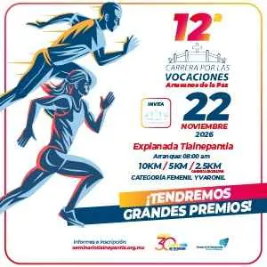 Convocatoria de 12va Carrera por las Vocaciones 2026