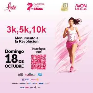 Convocatoria de 2da Carrera Con Causa Fundación IMSS + AVON 2026