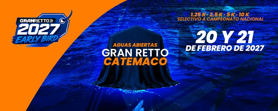 Convocatoria de Aguas Abiertas Gran Retto Catemaco 2027