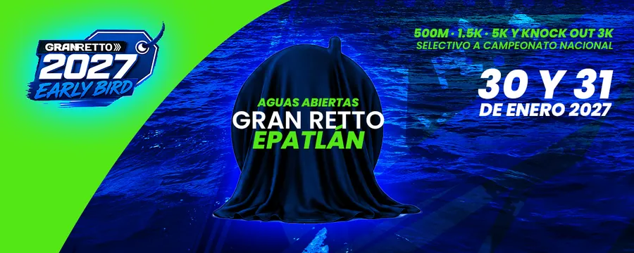 Convocatoria de Aguas Abiertas Gran Retto Epatlán 2027