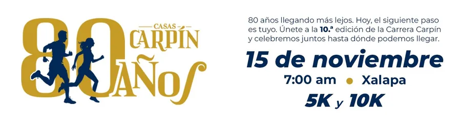 Convocatoria de Carrera Carpín 80 Años