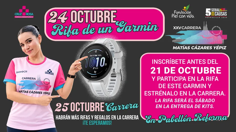 Convocatoria de Carrera Cruz Rosa – Piel con Vida 2026