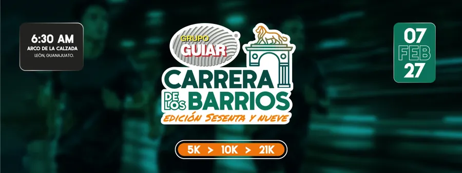 Convocatoria de Carrera de los Barrios GUIAR 2027