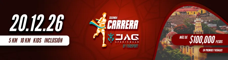 Convocatoria de Carrera Jag Sportswear 2a. Edición