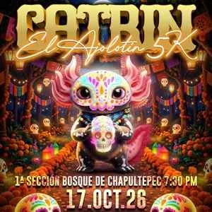 Convocatoria de Catrín el Ajolotín 5K 2026