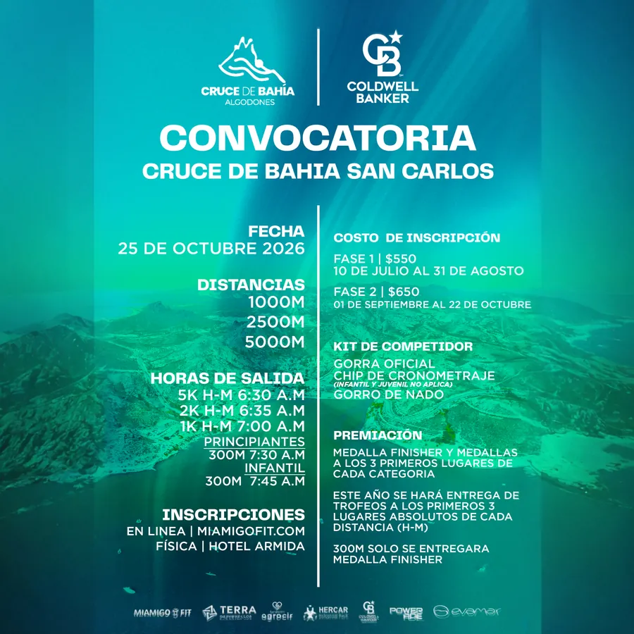 Convocatoria de Cruce de Bahía San Carlos 2026 Coldwell Banker