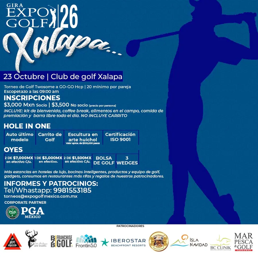 Convocatoria de Gira Expogolf México 2026 – Veracruz