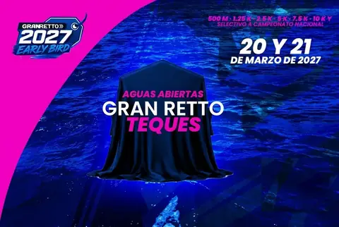 Convocatoria de Aguas Abiertas Gran Retto Tequesquitengo 2027