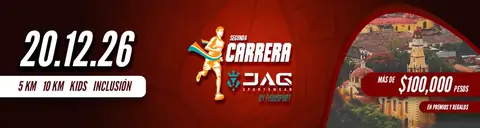 Convocatoria de Carrera Jag Sportswear 2a. Edición