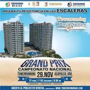 Convocatoria de Carrera Tower Running Hotel Playa Suites Acapulco