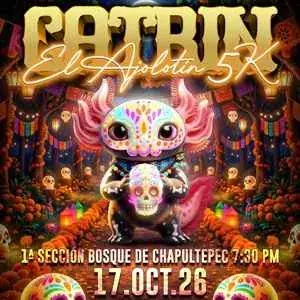 Convocatoria de Catrín el Ajolotín 5K 2026