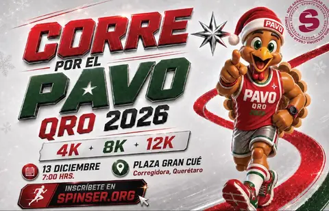 Convocatoria de Corre por el Pavo QRO 2026