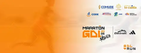 Convocatoria de XLII Maratón Internacional de Guadalajara Skarch 2026 hidratado por Electrolit