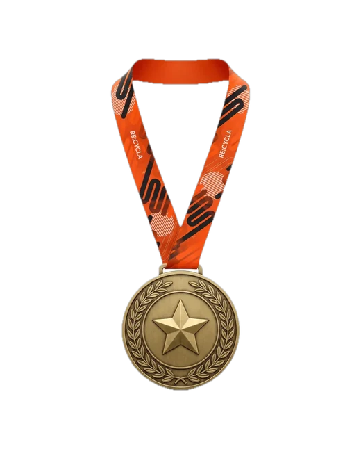 Medalla personalizada para carreras y torneos