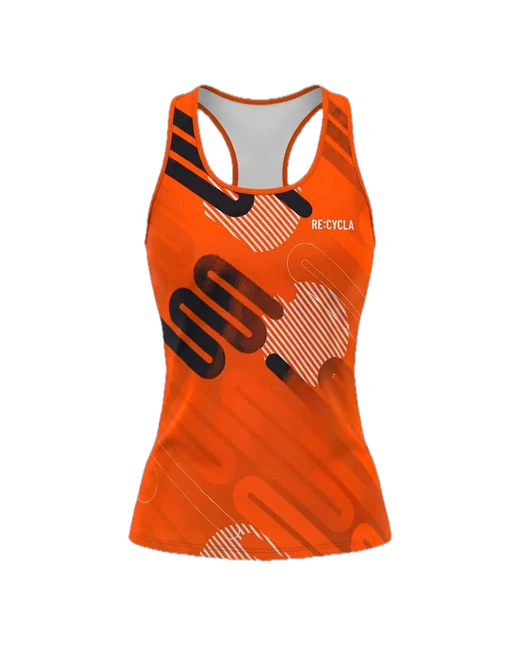Tank olímpica sublimada para corredores y equipos